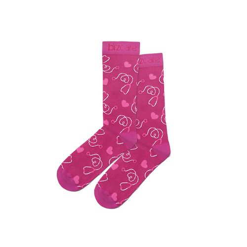 WORKWEAR, SAFETY & CORPORATE CLOTHING SPECIALISTS - PINK RIBBON U Comfort Socks