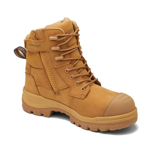 WORKWEAR, SAFETY & CORPORATE CLOTHING SPECIALISTS RotoFlex Wheat water-resistant nubuck 150mm zip side safety boot