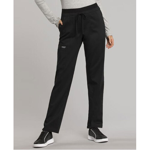 WORKWEAR, SAFETY & CORPORATE CLOTHING SPECIALISTS - Revolution - High Waisted Knit Band Tapered Women's Pant, Talls (Over 180Cms)