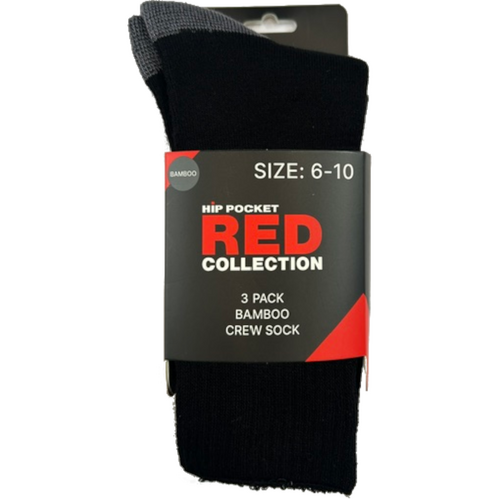 WORKWEAR, SAFETY & CORPORATE CLOTHING SPECIALISTS - HP Red Collection Bamboo 3 Pack