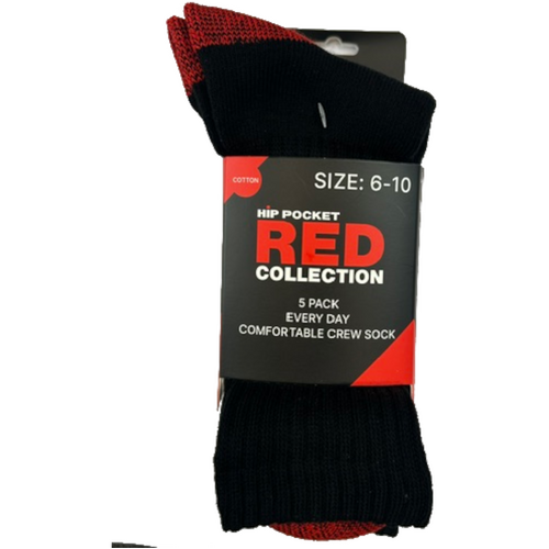 WORKWEAR, SAFETY & CORPORATE CLOTHING SPECIALISTS - HP Red Collection Cotton 5 Pack