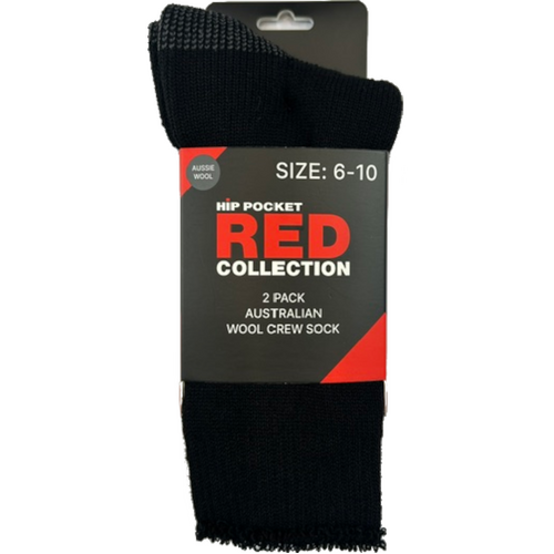WORKWEAR, SAFETY & CORPORATE CLOTHING SPECIALISTS HP Red Collection Aus Wool 2 Pack