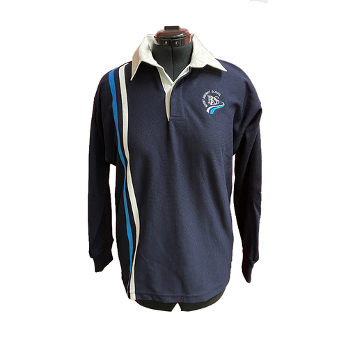 WORKWEAR, SAFETY & CORPORATE CLOTHING SPECIALISTS Rugby Jumper UNISEX- Childs Sizes (Inc Logo)