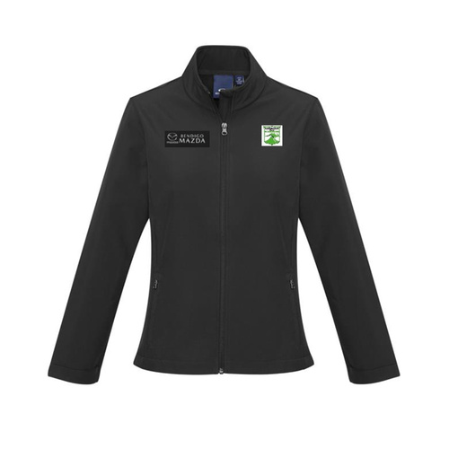 WORKWEAR, SAFETY & CORPORATE CLOTHING SPECIALISTS Apex Ladies Jacket (EMBROIDERY: KFFNC (LHS)  BENDIGO MAZDA (RHS))