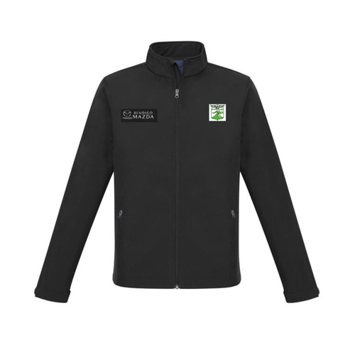 WORKWEAR, SAFETY & CORPORATE CLOTHING SPECIALISTS Apex Mens Jacket (EMBROIDERY: KFFNC (LHS)  BENDIGO MAZDA (RHS))