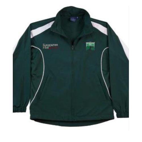 WORKWEAR, SAFETY & CORPORATE CLOTHING SPECIALISTS Adults Warm Up Jacket (EMBROIDERY: KFFNC (LHS) & KANGAROO FLAT SPORTS CLUB (RHS))