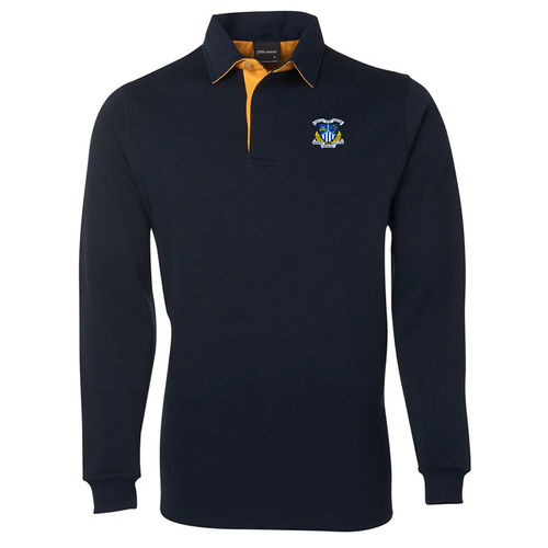 WORKWEAR, SAFETY & CORPORATE CLOTHING SPECIALISTS JB's 2 Tone Rugby Shirt (Inc Emb Logo - Front Left Hand Chest)