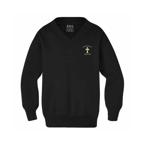 WORKWEAR, SAFETY & CORPORATE CLOTHING SPECIALISTS Baudin Fleecy V-Neck Sweat Shirt (Inc Logo - Front Left Hand Chest)