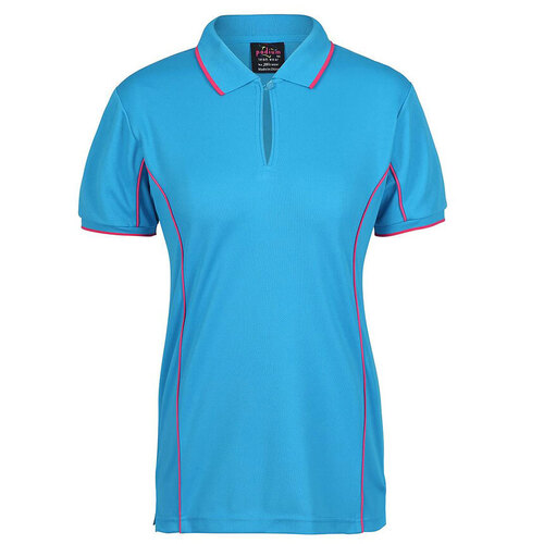 WORKWEAR, SAFETY & CORPORATE CLOTHING SPECIALISTS - Podium Ladies Short Sleeve Piping Polo