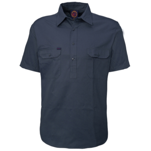 WORKWEAR, SAFETY & CORPORATE CLOTHING SPECIALISTS - Closed Front Shirt - Short Sleeve