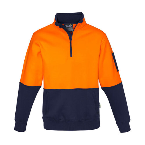 WORKWEAR, SAFETY & CORPORATE CLOTHING SPECIALISTS Unisex Hi Vis Half Zip Pullover