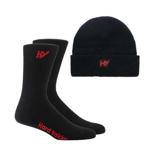 WORKWEAR, SAFETY & CORPORATE CLOTHING SPECIALISTS Red Collection - 2PK SOCK FLEX FIT BUNDLE PACK